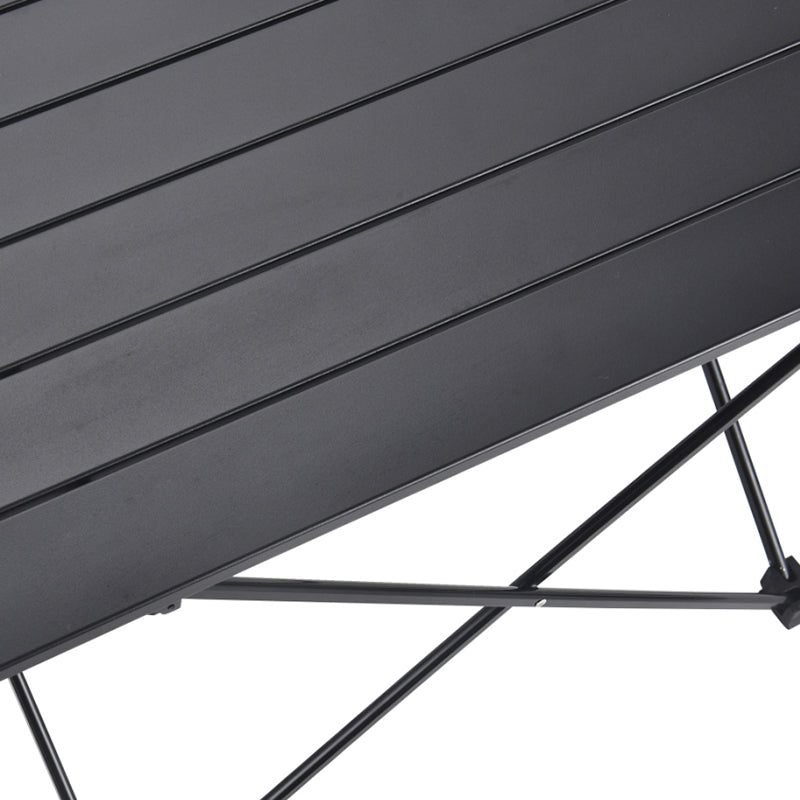 Modern Minimalist Carbon Steel Aluminum Foldable Square Side Table For Outdoor | Kalsten