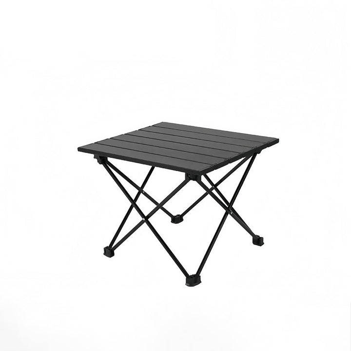 Modern Minimalist Carbon Steel Aluminum Foldable Square Side Table For Outdoor | Kalsten
