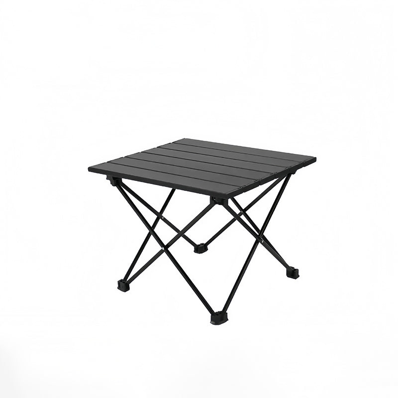 Modern Minimalist Carbon Steel Aluminum Foldable Square Side Table For Outdoor | Kalsten