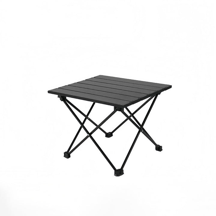 Modern Minimalist Carbon Steel Aluminum Foldable Square Side Table For Outdoor | Kalsten