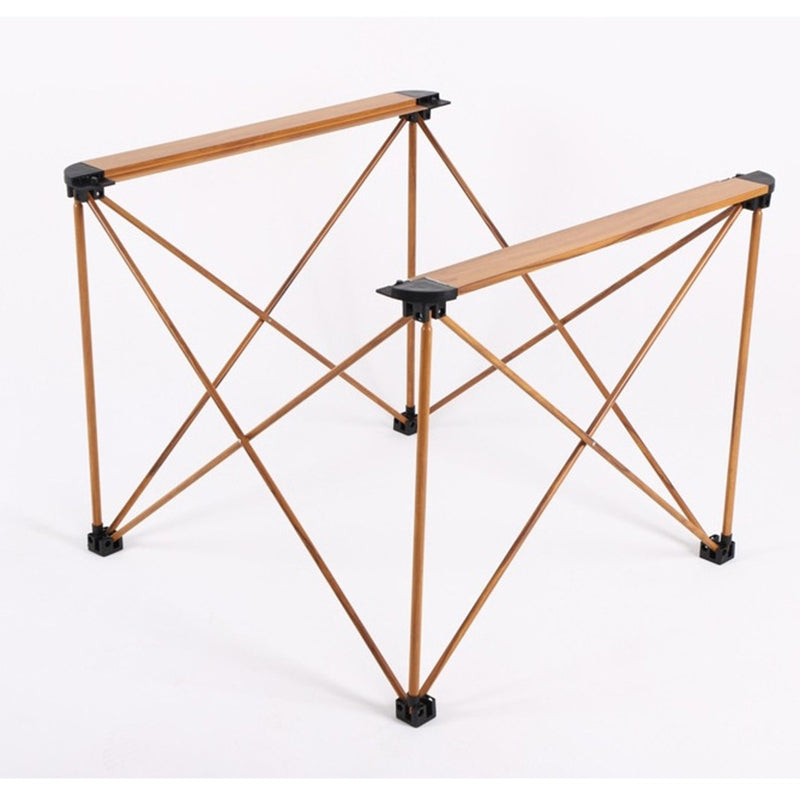 Modern Simplicity Square Rectangle Aluminum Iron Outdoor Foldable Camping Coffee Table 1-Tier For Garden | Kalsten