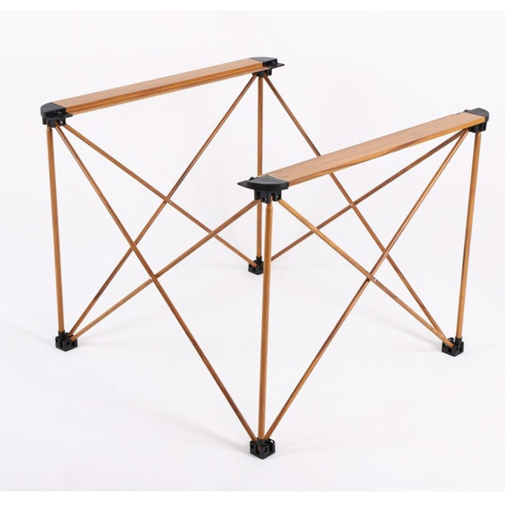 Modern Simplicity Square Rectangle Aluminum Iron Outdoor Foldable Camping Coffee Table 1-Tier For Garden | Kalsten