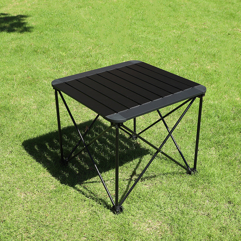 Modern Simplicity Square Rectangle Aluminum Iron Outdoor Foldable Camping Coffee Table 1-Tier For Garden | Kalsten