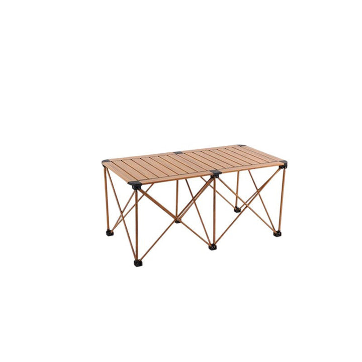Modern Simplicity Square Rectangle Aluminum Iron Outdoor Foldable Camping Coffee Table 1-Tier For Garden | Kalsten