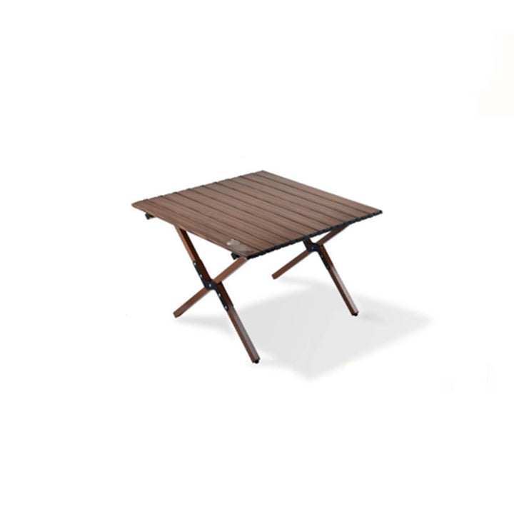 Modern Minimalist Rectangle Carbon Steel Outdoor Foldable Camping Coffee Table 1-Tier For Garden | Kalsten