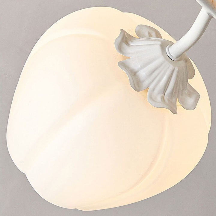 Floral Glass Shade Ceiling Lamp Kalsten