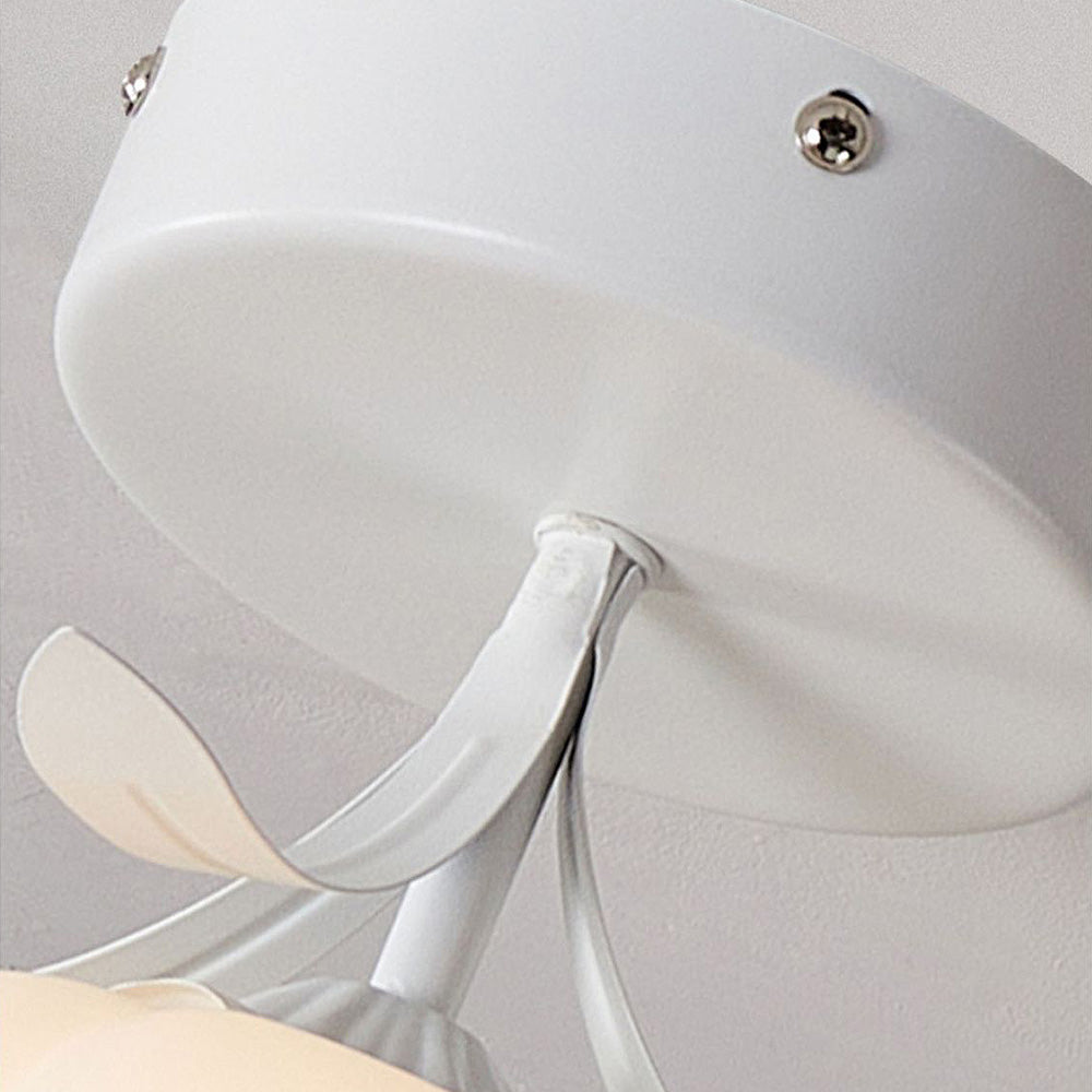 Kalsten | Ceiling Light with Floral Glass Shade Design