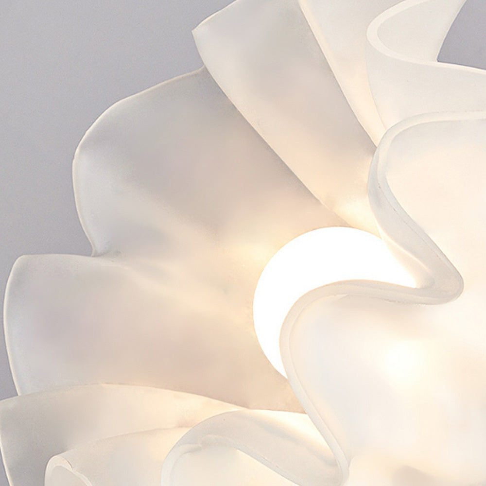 Kalsten | Ceiling Light with Floral Glass Shade Design