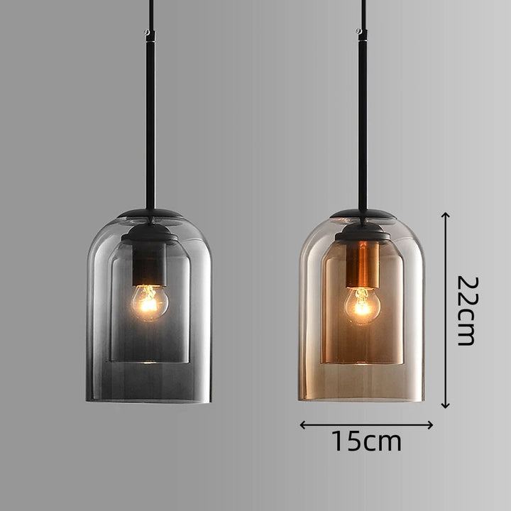Minimalist Double Layer Small Pendant Light | Kalsten
