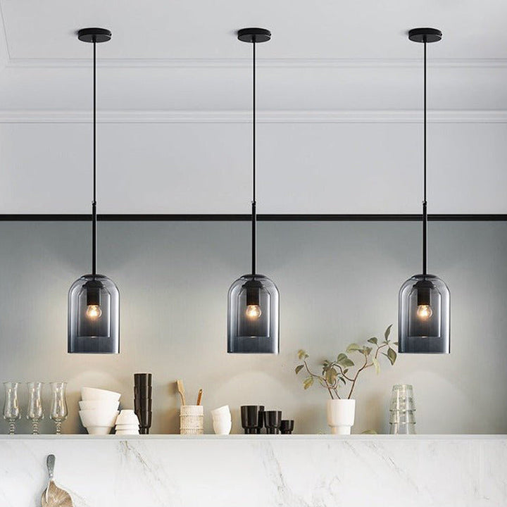 Minimalist Double Layer Small Pendant Light | Kalsten