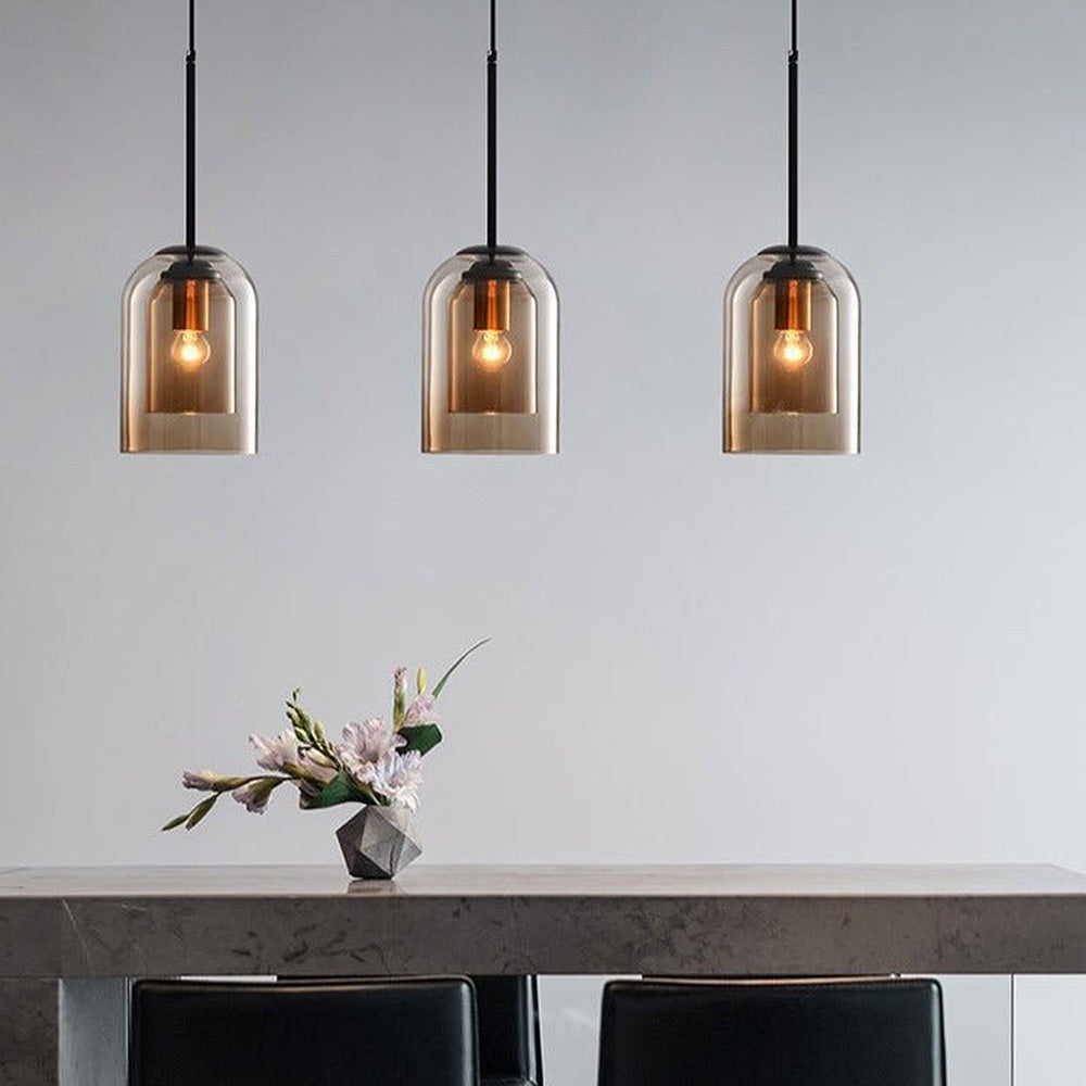 Minimalist Double Layer Small Pendant Light | Kalsten