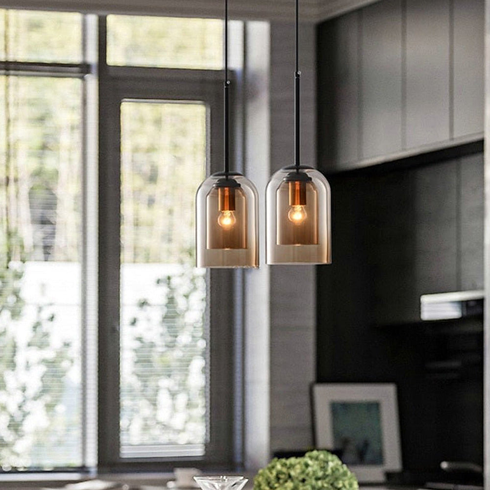Minimalist Double Layer Small Pendant Light | Kalsten