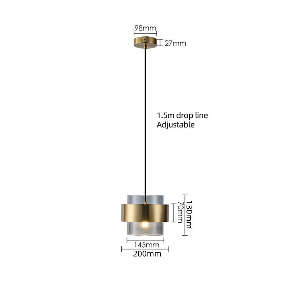Modern Classic Glass Pendant Light | Kalsten