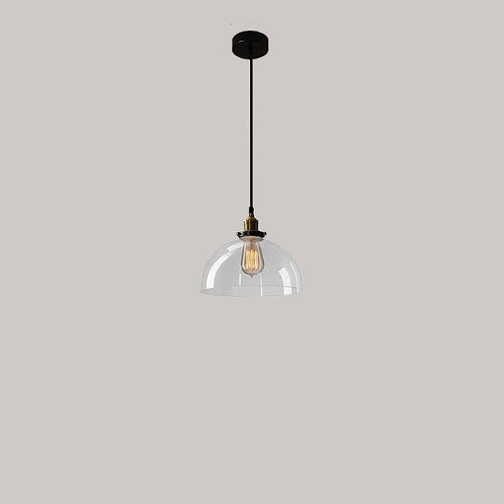 Nordic Clear Glass Bedside Pendant Light | Kalsten