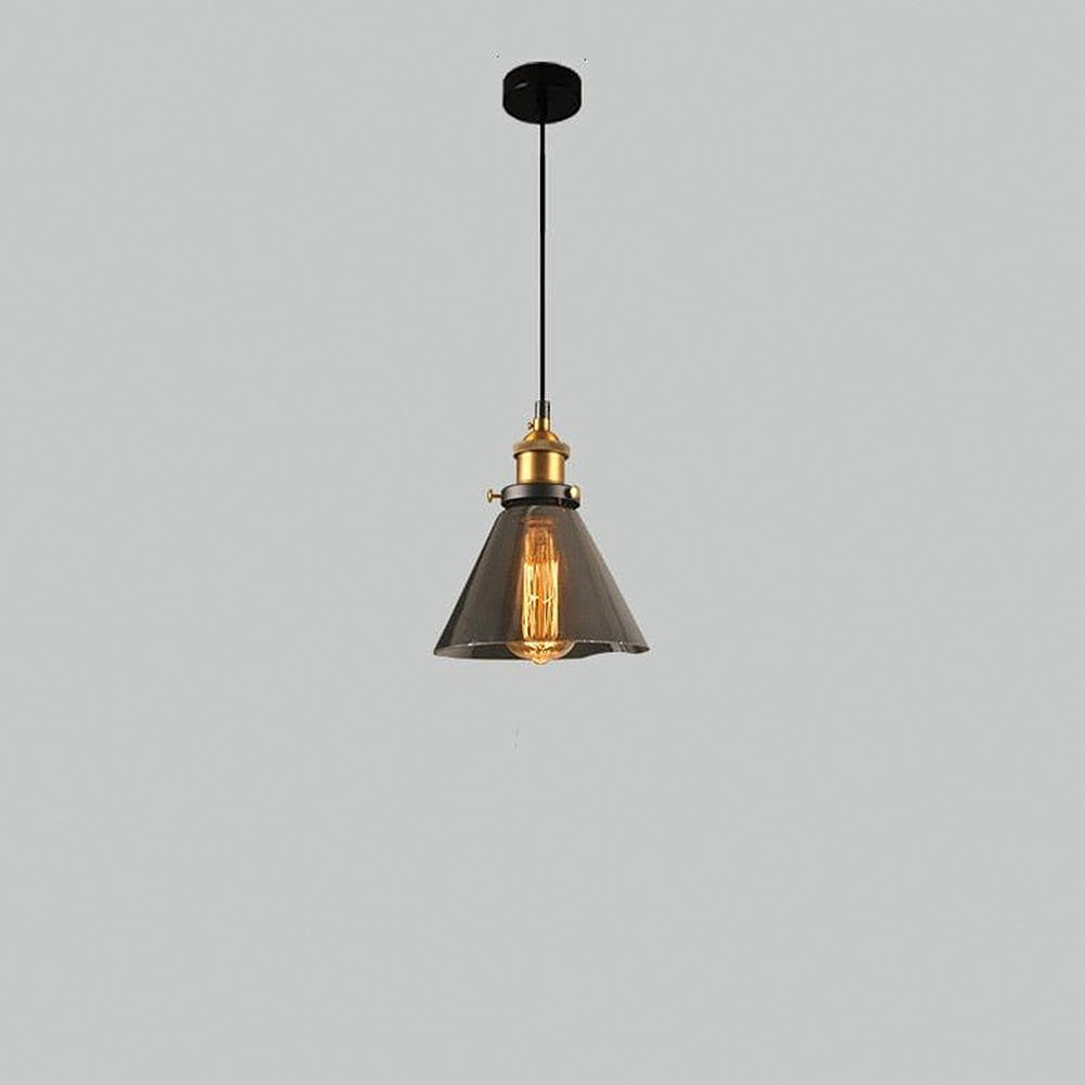 Nordic Clear Glass Bedside Pendant Light | Kalsten