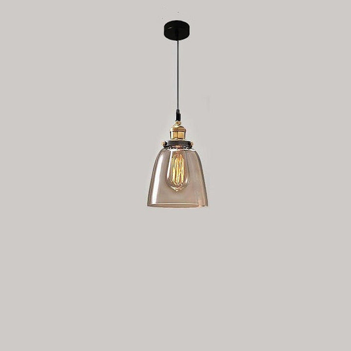 Nordic Clear Glass Bedside Pendant Light | Kalsten