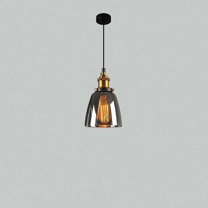 Nordic Clear Glass Bedside Pendant Light | Kalsten