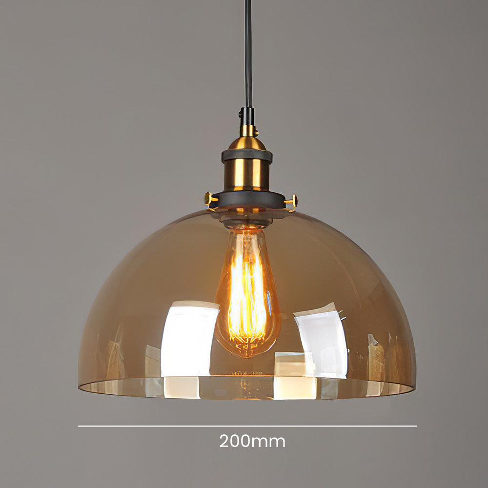Nordic Clear Glass Bedside Pendant Light | Kalsten