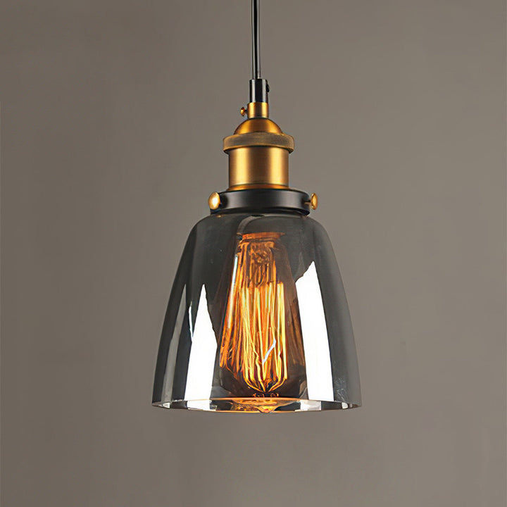 Nordic Clear Glass Bedside Pendant Light | Kalsten