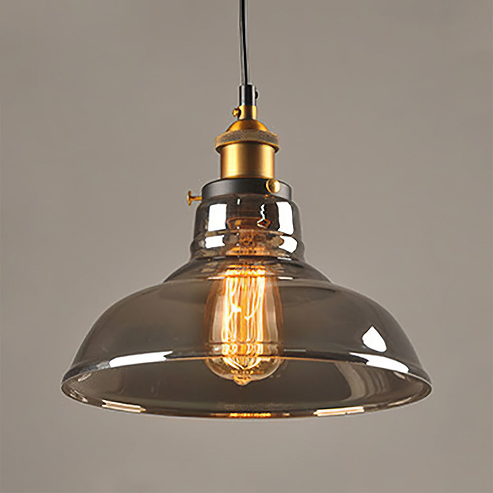Nordic Clear Glass Bedside Pendant Light | Kalsten