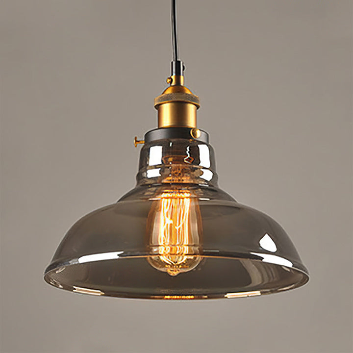 Nordic Clear Glass Bedside Pendant Light | Kalsten