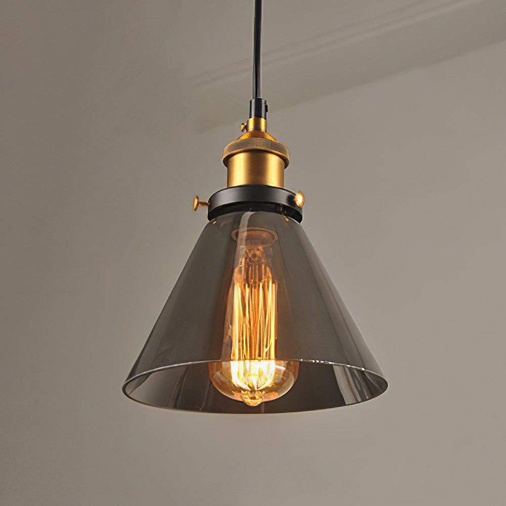 Nordic Clear Glass Bedside Pendant Light | Kalsten