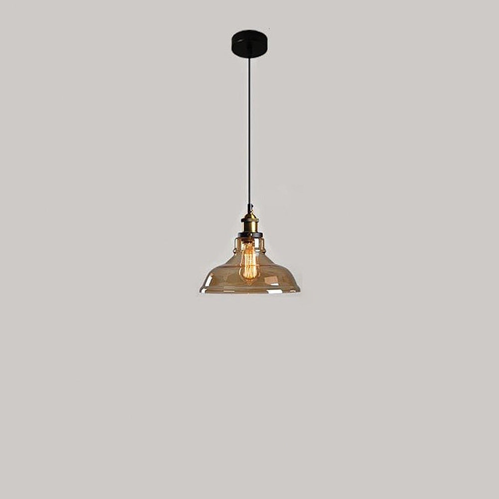 Nordic Clear Glass Bedside Pendant Light | Kalsten