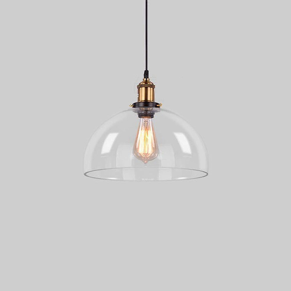 Nordic Clear Glass Bedside Pendant Light | Kalsten