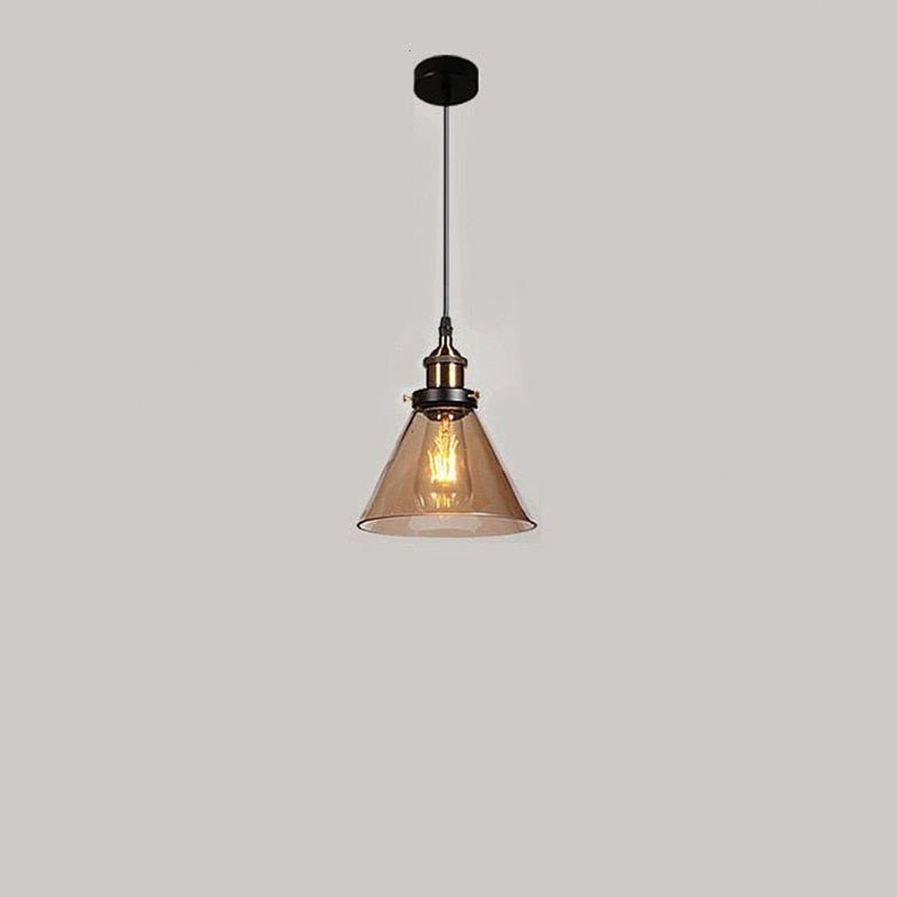 Nordic Clear Glass Bedside Pendant Light | Kalsten