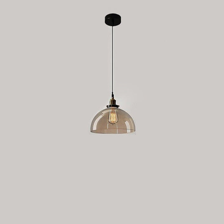 Nordic Clear Glass Bedside Pendant Light | Kalsten