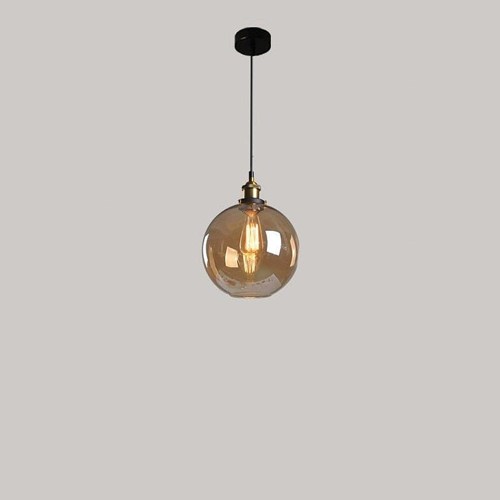 Nordic Clear Glass Bedside Pendant Light | Kalsten