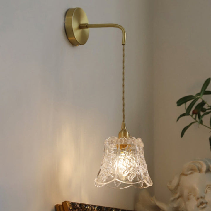 Vintage Mini Glass Clear Pendant Light | Kalsten