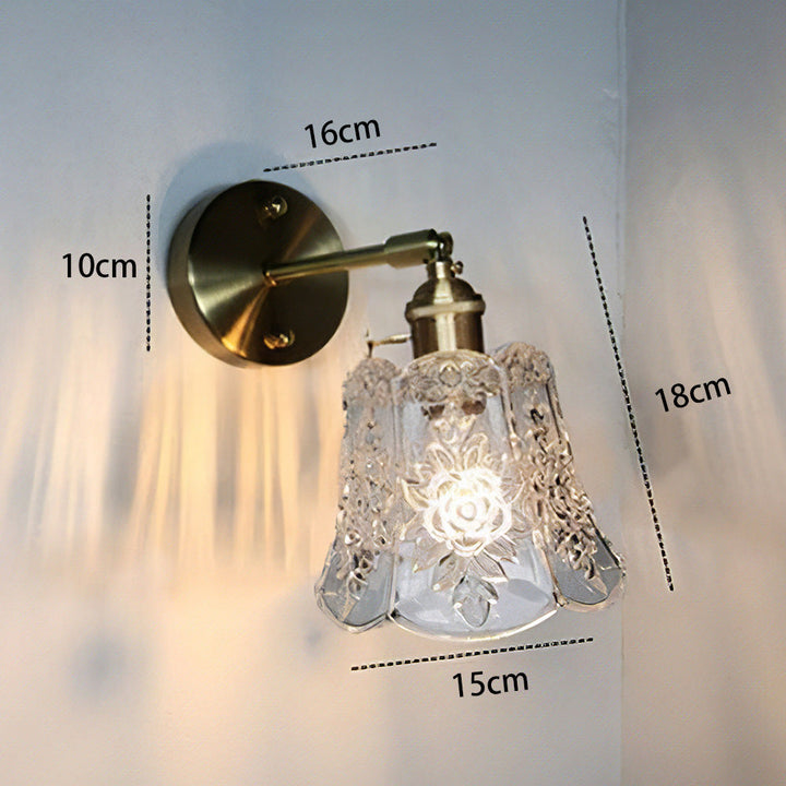 Vintage Mini Glass Clear Pendant Light | Kalsten