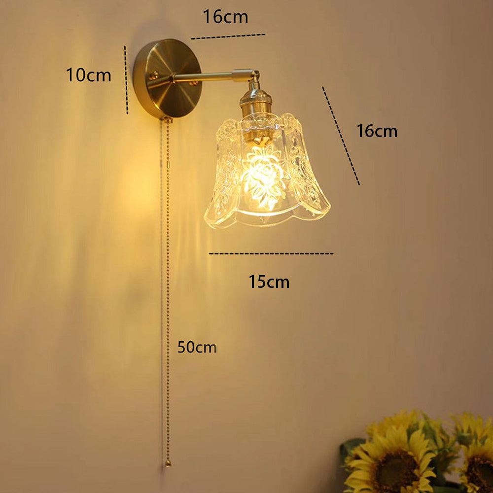 Vintage Mini Glass Clear Pendant Light | Kalsten
