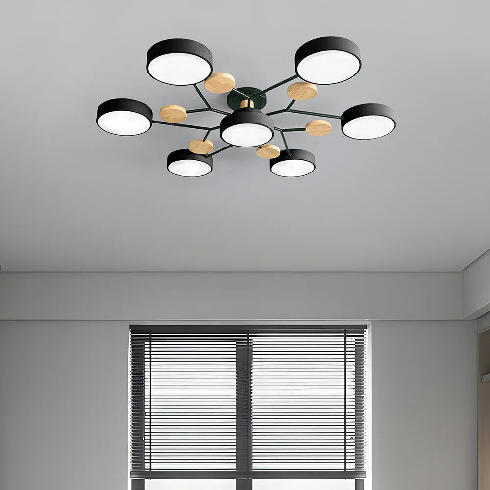 Modern LED Flush Mount Ceiling Lamp Kalsten