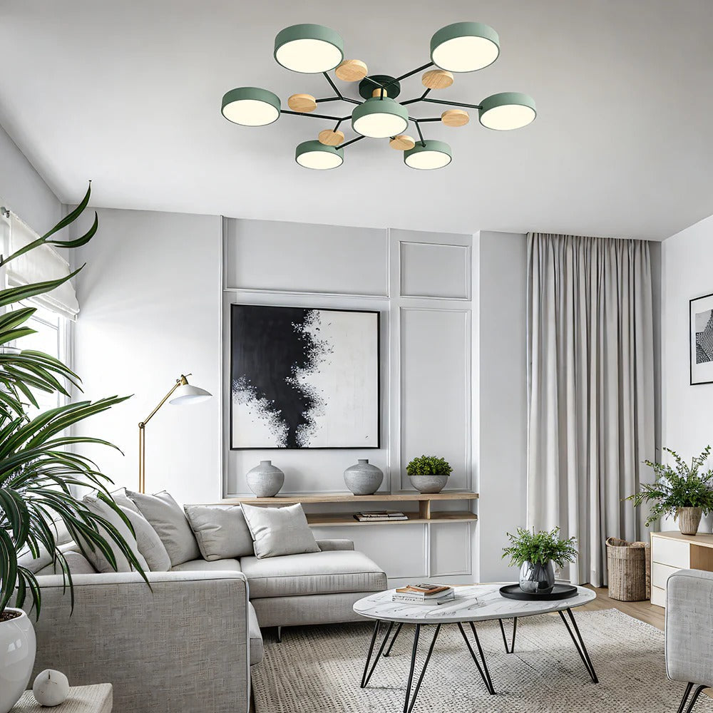 Modern LED Flush Mount Ceiling Lamp Kalsten