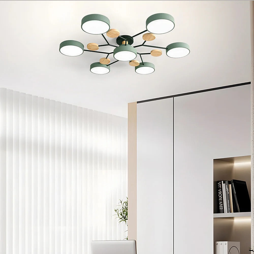 Modern LED Flush Mount Ceiling Lamp Kalsten