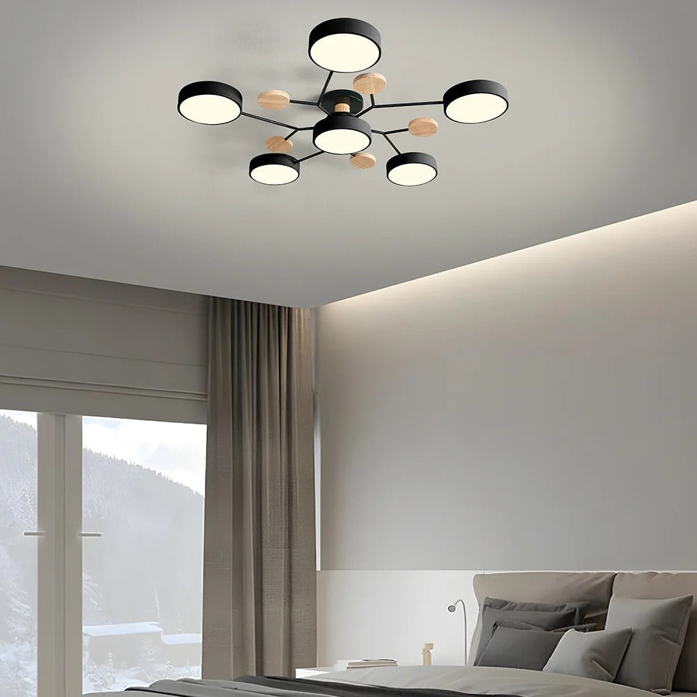 Modern LED Flush Mount Ceiling Lamp Kalsten