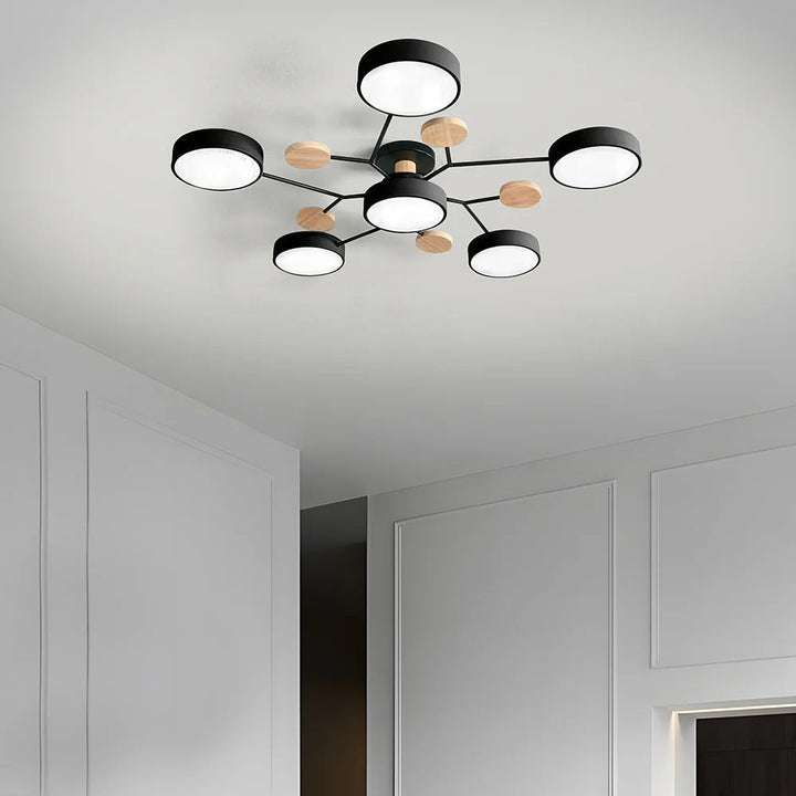 Modern LED Flush Mount Ceiling Lamp Kalsten