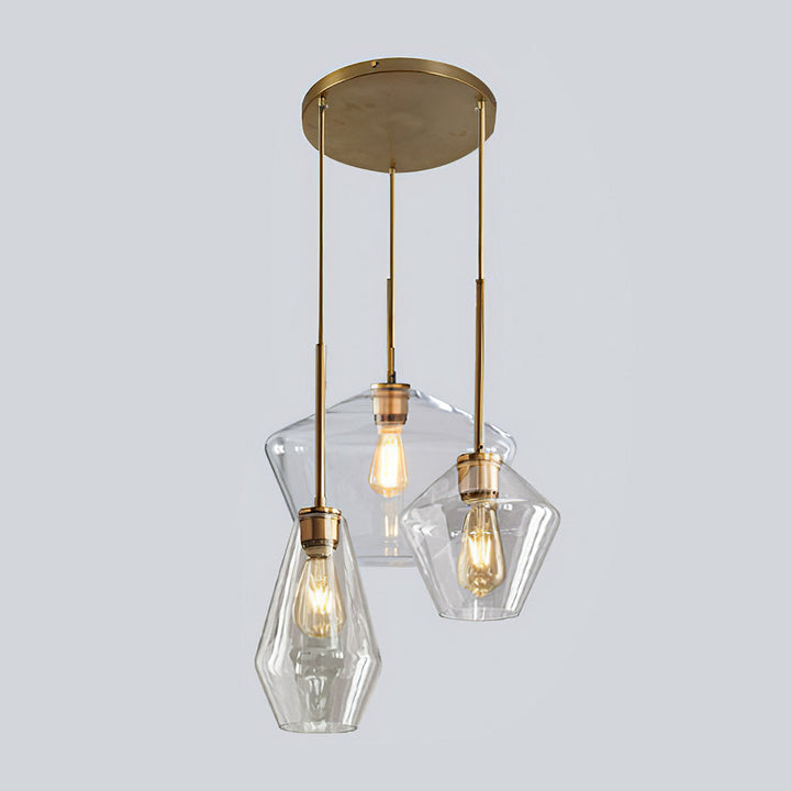 Minimalist Clear Rod Pendant Light | Kalsten
