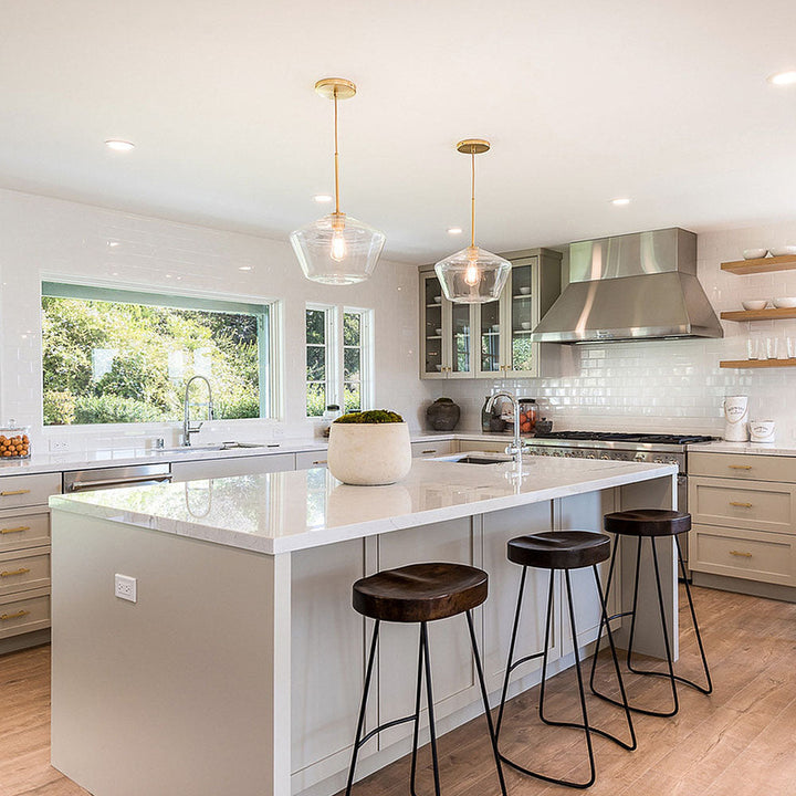 Minimalist Clear Rod Pendant Light | Kalsten