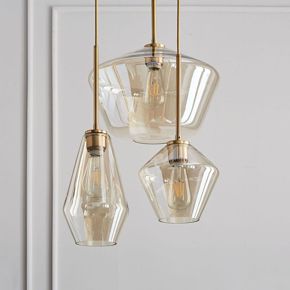 Minimalist Clear Rod Pendant Light | Kalsten