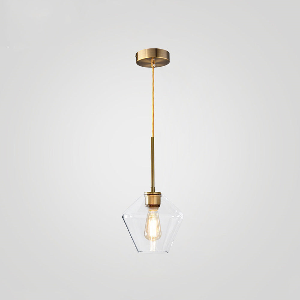 Minimalist Clear Rod Pendant Light | Kalsten
