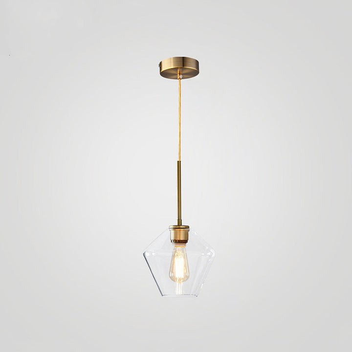 Minimalist Clear Rod Pendant Light | Kalsten