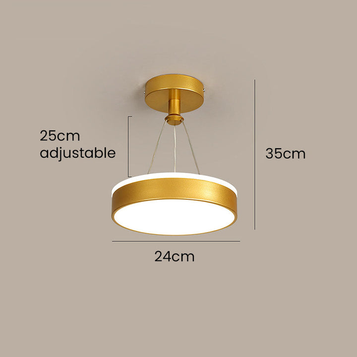 Slim Metal LED Pendant Lamp Kalsten