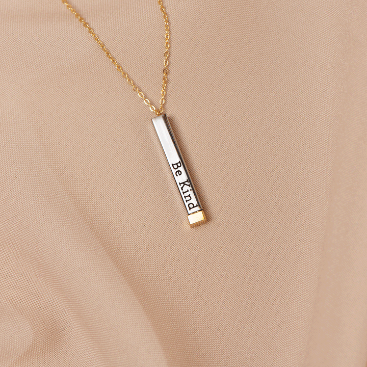 Kalsten | Be Kind...of a bi♡ch - Hidden Message Necklace