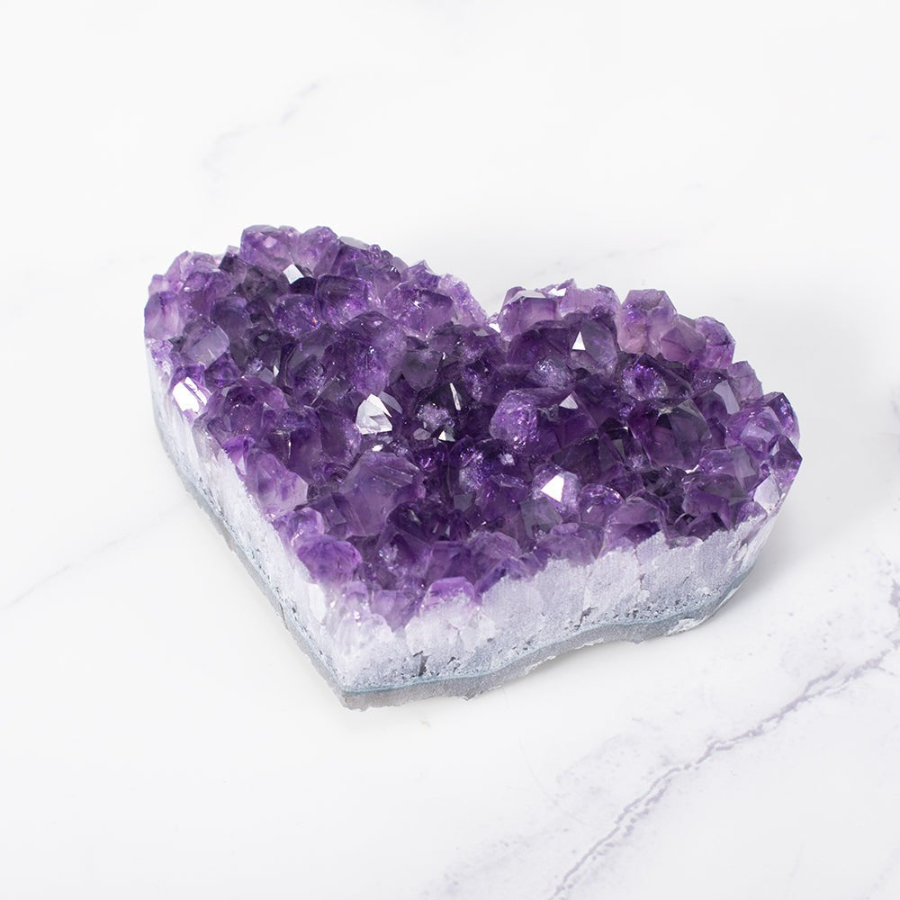Amethyst Heart Cluster