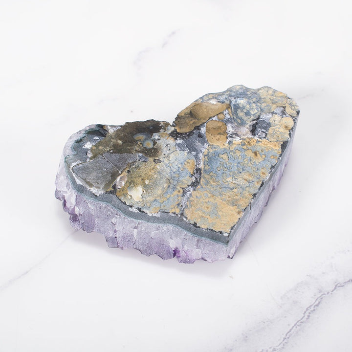 Amethyst Heart Cluster