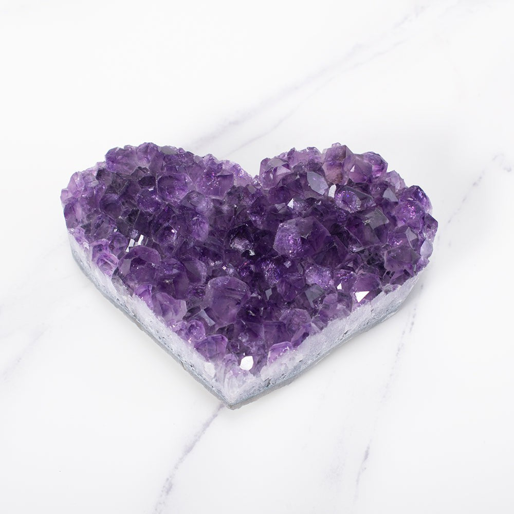 Amethyst Heart Cluster