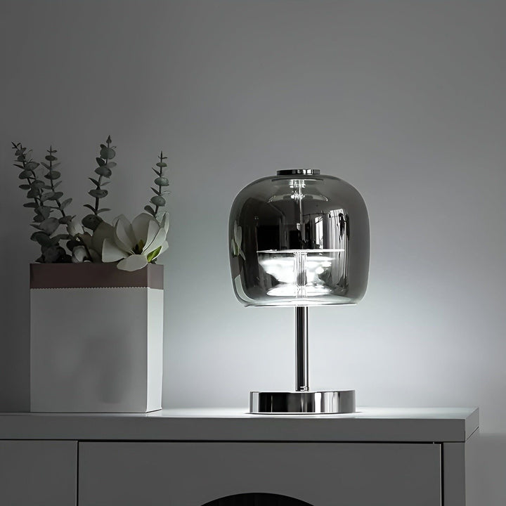 Lux Shine Lamp - Elegant Electroplated Glass Desk Lamp for Ambient Lighting | Kalsten